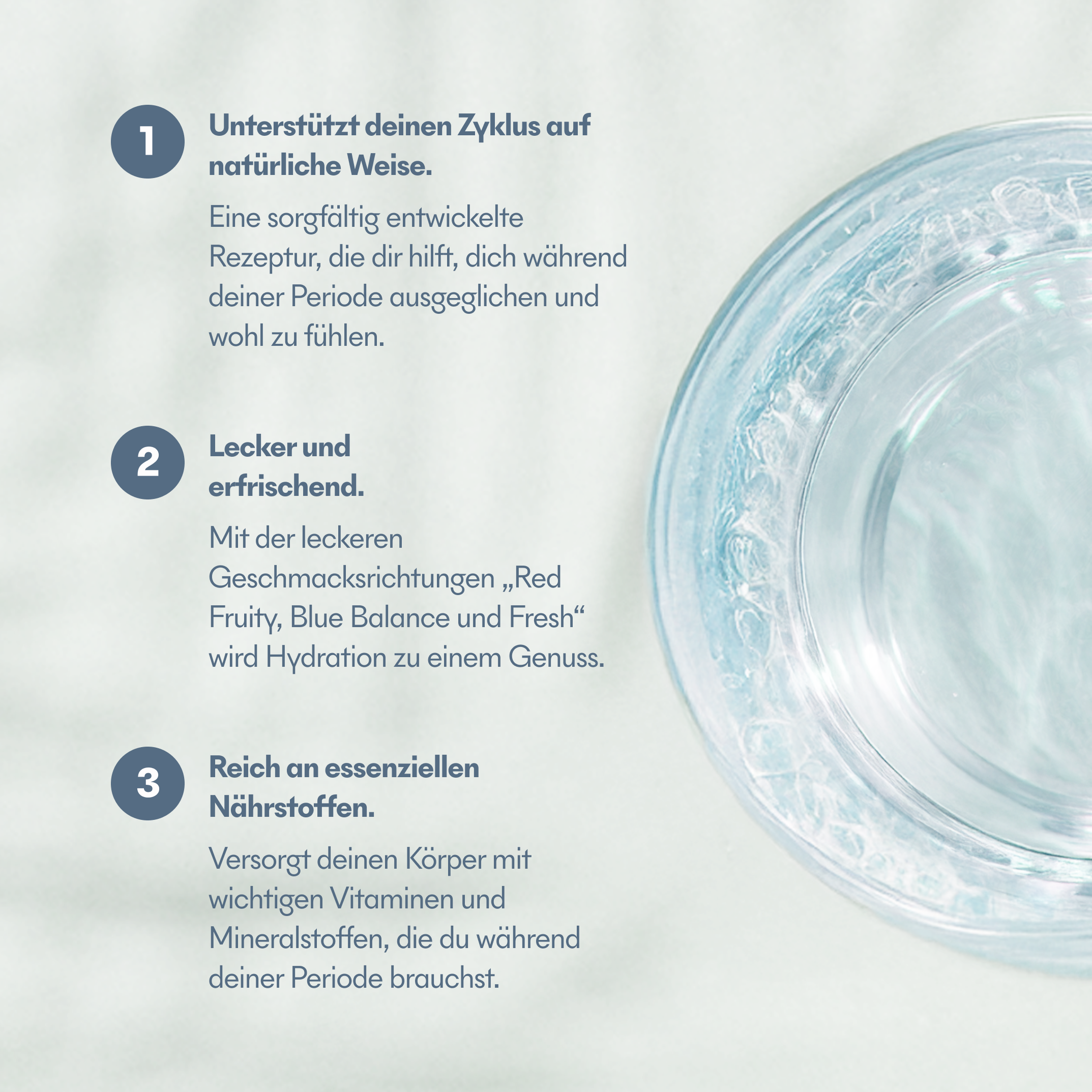 Blue Balance - Getränkepulver für deine Periode