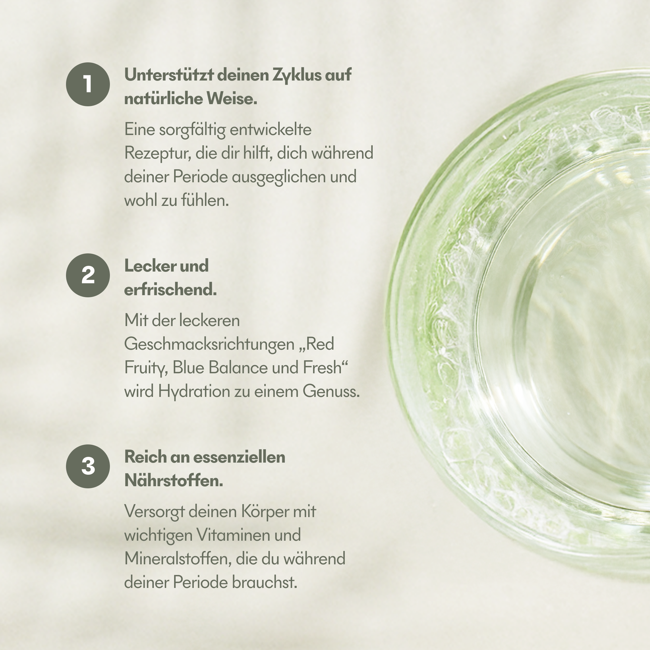 Fresh - Getränkepulver für deine Periode