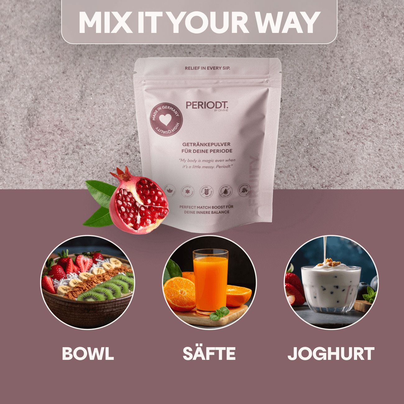 Red Fruity Getränkepulver – Fruchtige Energie für deinen Zyklus