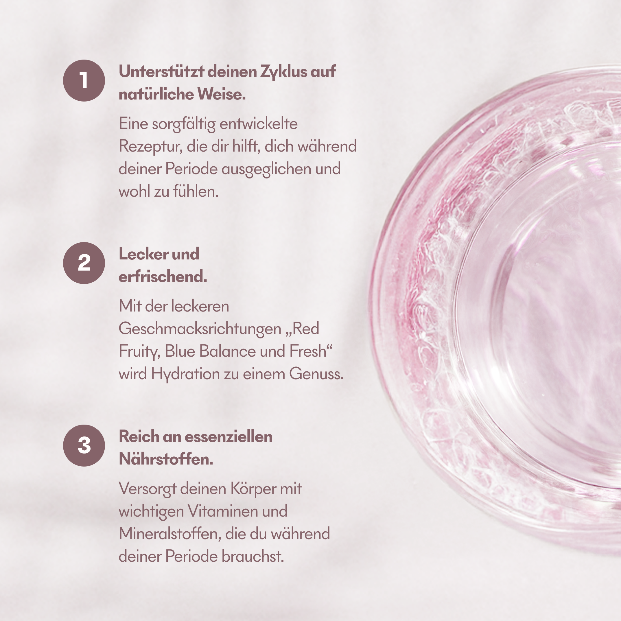 Red Fruity - Getränkepulver für deine Periode