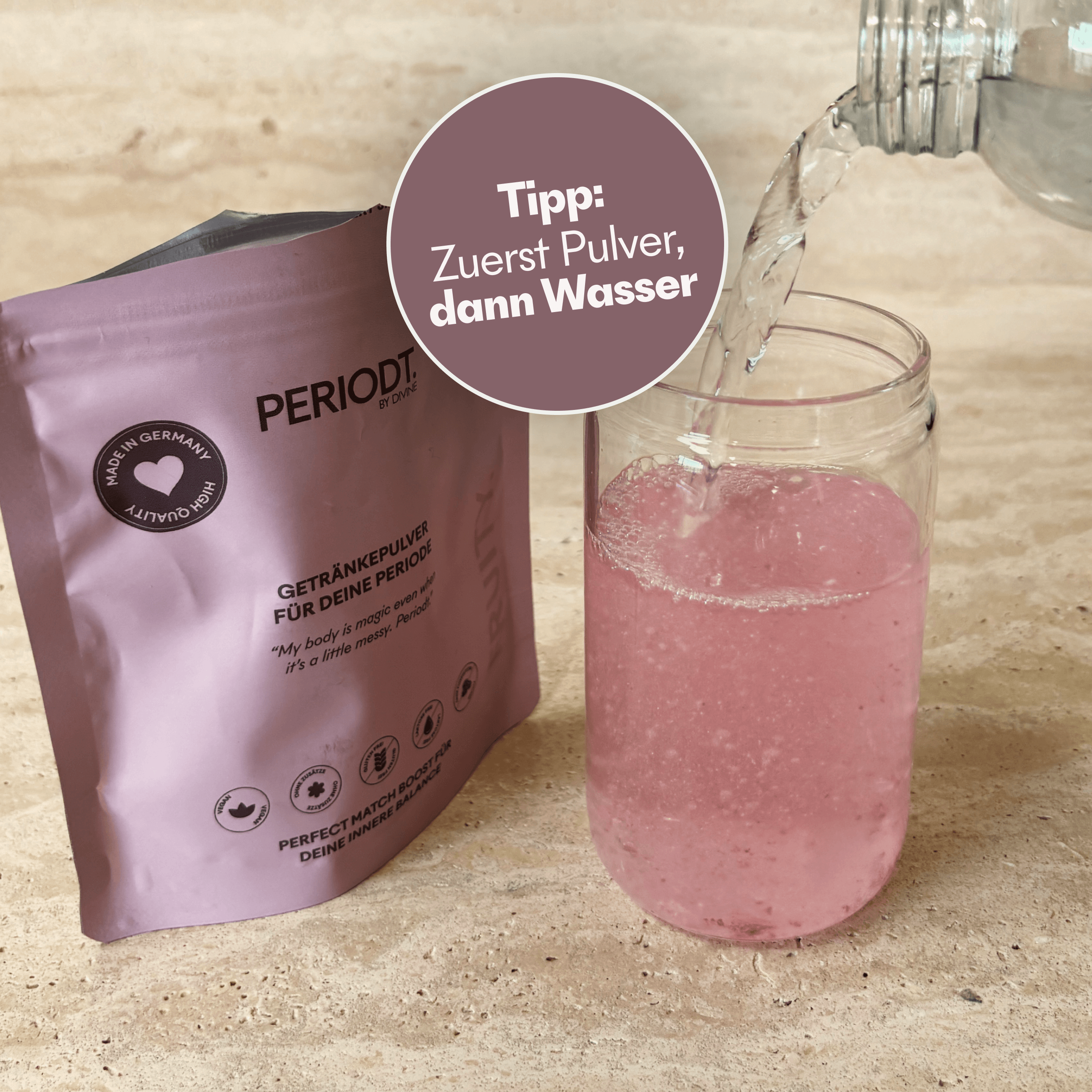Red Fruity Getränkepulver – Fruchtige Energie für deinen Zyklus