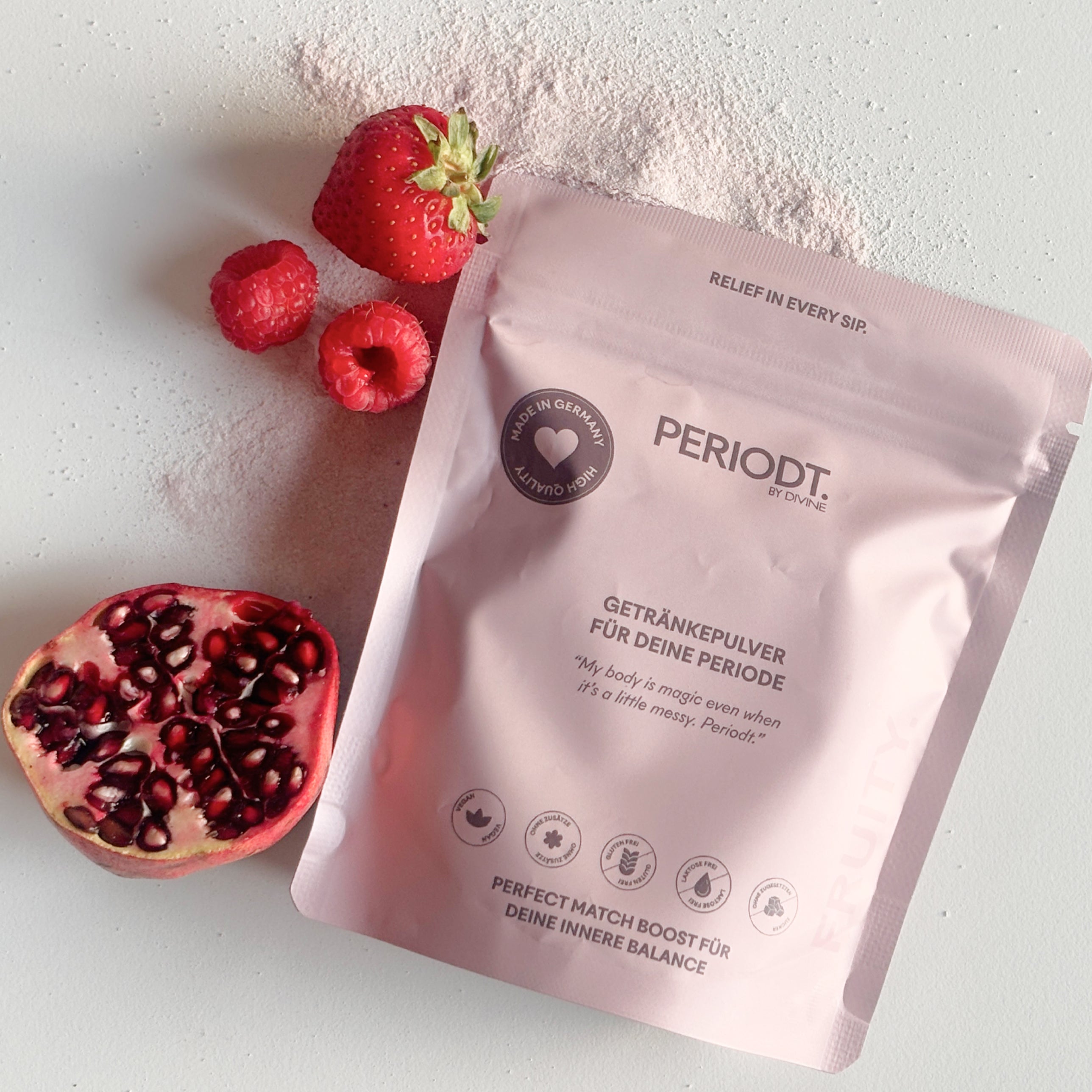 Red Fruity - Getränkepulver für deine Periode